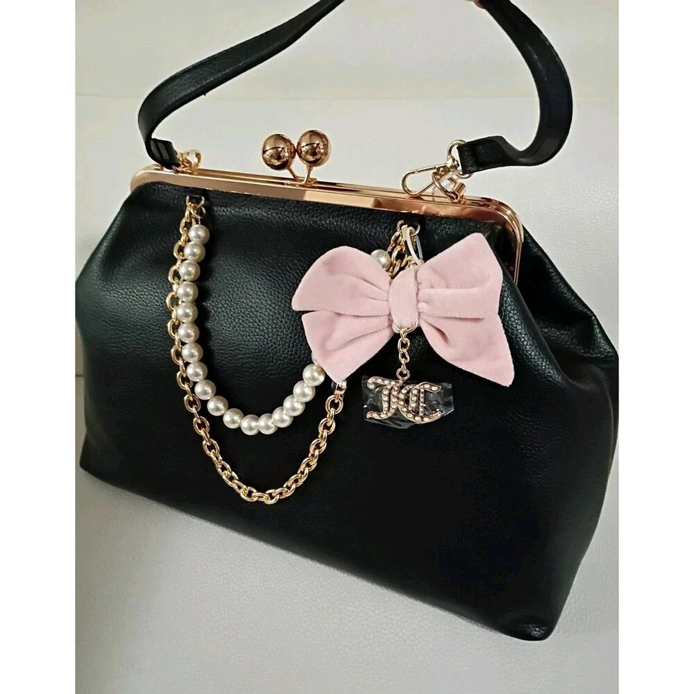 Juicy Couture Charm Haus Large Frame Kisslock Clutch